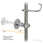 Torneira Profissional Pré Lavagem Misturador De Parede