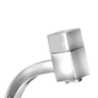 Torneira Quadrada Link Lavabo Para Banheiro 90º Bica Baixa