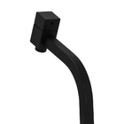 Torneira Quadrada Link Preta Para Banheiro 45º Bica Alta