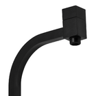 Torneira Quadrada Link Preta Para Banheiro 90º Bica Alta