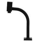 Torneira Quadrada Link Preta Para Banheiro 90º Bica Baixa