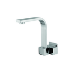 Torneira Quadrada Luxo Advance Cromada Parede Tubo Baixo (23