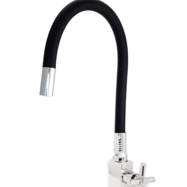 Torneira Quadrada Mesa/bancada Preta De Metal Acabamento C-31