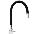 Torneira Quadrada Mesa/bancada Preta De Metal Acabamento C-31