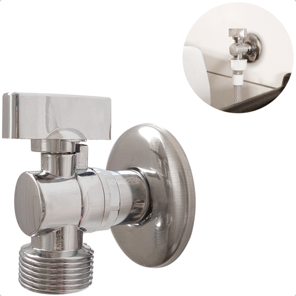 Torneira Registro Esfera Maquina Tanque 1/4 De Volta Torneira