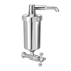 Torneira Registro Metal Com Filtro/purificador Prateado