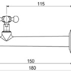 Torneira Reta Para Pia Com Arejador  - 1159 - C33
