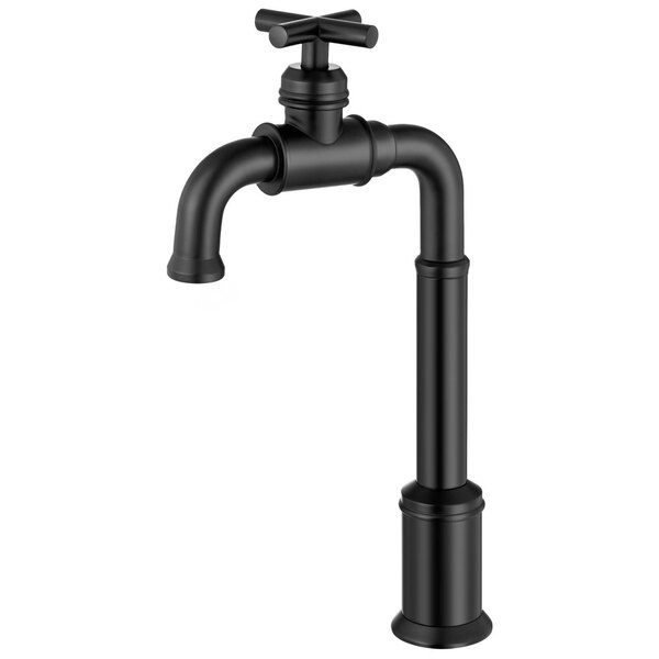 Torneira Retrô Alta De Água Fria Para Banheiro (aron Preta)