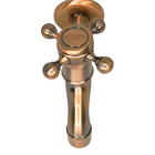 Torneira Retrô Parede Vintage Estilo Europeu Vermelho Cobre 6