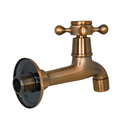 Torneira Retrô Parede Vintage Estilo Europeu Vermelho Cobre 6