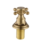 Torneira Retrô Vintage Banheiro Antigo Bronze Misturador Pia