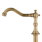 Torneira Retrô Vintage Banheiro Antigo Bronze Misturador Pia