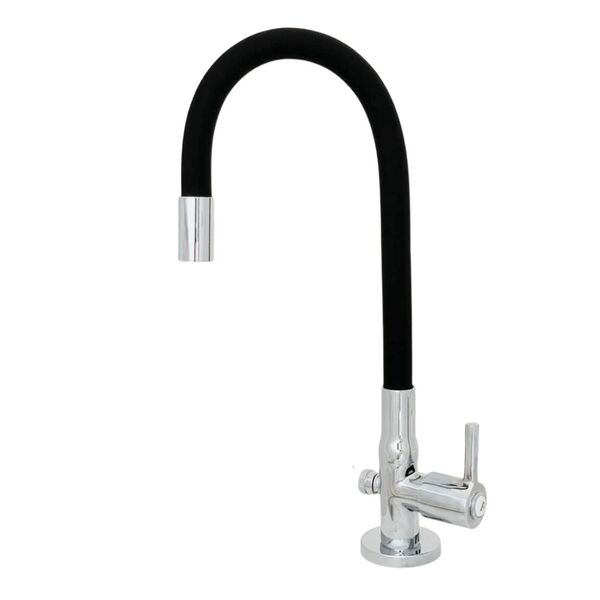 Torneira Silicone Bica Móvel Cozinha Mesa 1/4 De Volta Com Sa