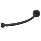 Torneira Slim Alta Pratica Abs Preto Mesa + Engate Flexível