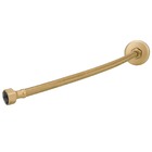 Torneira Slim Pratica Abs Gold/dourado Mesa +engate Flexível