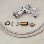 Torneira Super Luxo para Pias e Lavabos Cromada com Porcelana