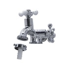 Torneira Tanque 3 Saídas Maquina De Lavar Parede Cromado Meta