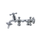 Torneira Tanque 3 Saídas Maquina De Lavar Parede Cromado Meta