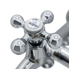 Torneira Tanque 3 Saídas Maquina De Lavar Parede Cromado Meta