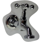 Torneira Tanque E Jardim Metal 1130 1/2 C-33 Del Metais Premi