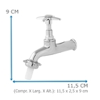 Torneira Tanque E Jardim Oliveira 1128 1/2 C-23 Em Metal