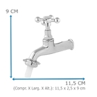 Torneira Tanque E Jardim Oliveira 1128 1/2 X 3/4 C-33 Em Metal