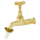 Torneira Tanque E Jardim Oliveira 1128 3/4  Em Metal Amarela