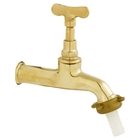 Torneira Tanque E Jardim Oliveira 1130 3/4 Em Metal Amarela