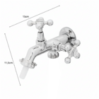 Torneira Tanque E Máquina Com Saída Dupla C33 Praticidade E E
