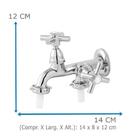 Torneira Tanque E Maquina De Lavar 1428 C31 Oliveira Metais
