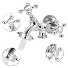 Torneira Tanque E Maquinha Metal Duas Saídas Bico 1/2 X 3/4 A