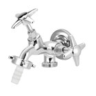 Torneira Tanque E Maquinha Metal Duas Saídas Bico 1/2 X 3/4 A