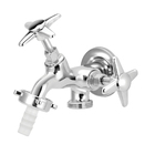 Torneira Tanque E Maquinha Metal Duas Saídas Bico 1/2 X 3/4 A