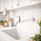 Torneira Tanque Jardim Coz. Parede Metal Arejador 1159 C-34 C