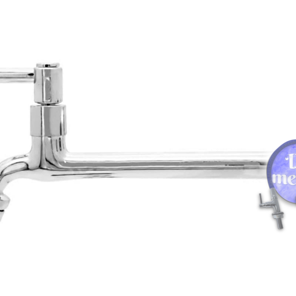 Torneira Tanque Jardim Coz. Parede Metal Arejador 1159 C-72 D