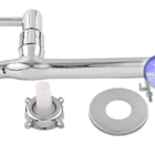 Torneira Tanque Jardim Coz. Parede Metal Com Bico 1159 C-72 C