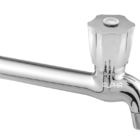 Torneira Tanque Jardim Cozinha Parede Abs 1058 C-25 ¼ Volta P