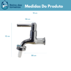 Torneira Tanque/jardim Cromada C-51 1/4 Volta`