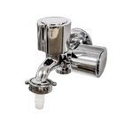 Torneira Tanque Máquina 1/4 De Volta C40 Metal Cromado