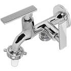 Torneira Tanque Máquina 1/4 De Volta C73 Metal Cromado