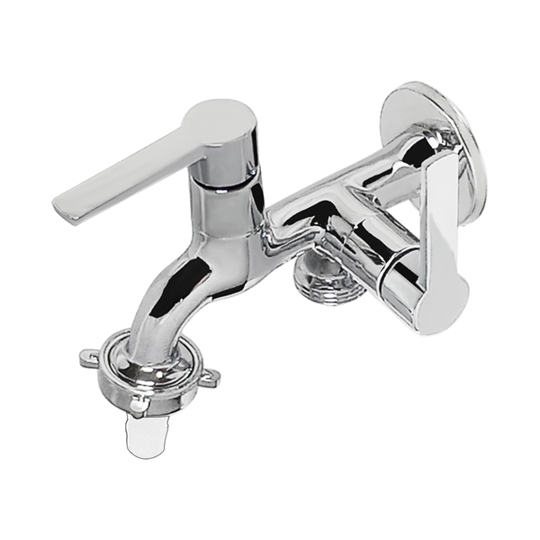 Torneira Tanque Máquina 1/4 De Volta C80 Metal Cromado