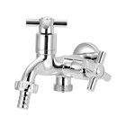 Torneira Tanque/maquina 2 Saídas Abs Cromado Slim 1/4 V Prate