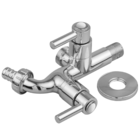 Torneira Tanque Máquina Lavar 2 Saídas Abs Cromado 1031 C72 P