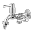 Torneira Tanque Máquina Lavar 2 Saídas Abs Cromado 1031 C72 P