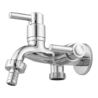 Torneira Tanque Máquina Lavar 2 Saídas Abs Cromado 1031 C72 P