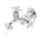 Torneira Tanque Máquina Lavar 2 Saídas Metal Cromado C-23 Cor