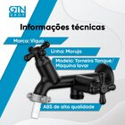 Torneira Tanque Maquina Lavar Abs Maruja 1130982 Viqua Preto