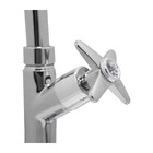 Torneira Tanque Maquina Mesa Bancada Duas Saídas Cromada