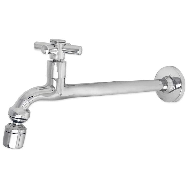 Torneira Tanque Reta Metal Bico Móvel Parede 18cm 1/4v C31