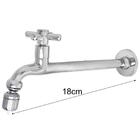 Torneira Tanque Reta Metal Bico Móvel Parede 18cm 1/4v C31 Ca